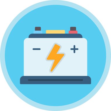 Pil. Web simgesi basit tasarım                       