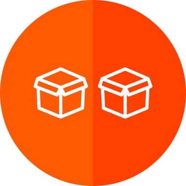 kutu simgesi vektör illüstrasyonu