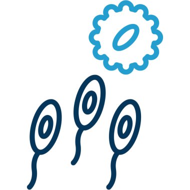 Sperm. Web simgesi basit tasarım