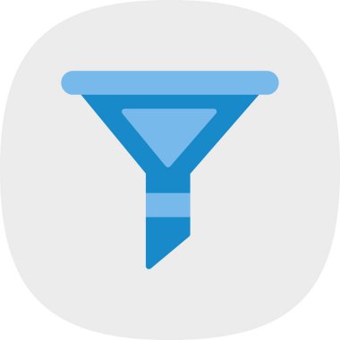 modada izole edilmiş arkaplanda huni simgesi 