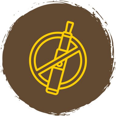 Tek bir izole simgenin vektör illüstrasyonu