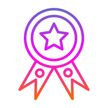 Ödül. Web simgesi basit illüstrasyon