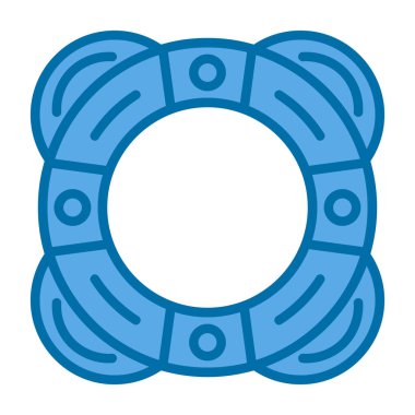 Hayat kurtarıcı. Web simgesi basit illüstrasyon