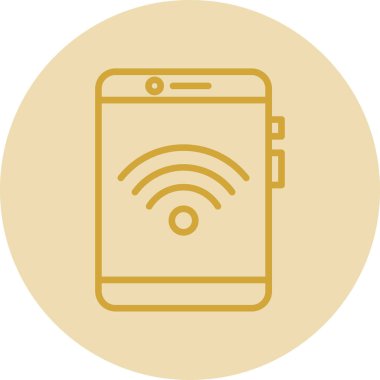 Arkaplanda akıllı telefon simgesi izole edildi. Web sitesi, uygulama, cep telefonu sembolü ve akıllı telefon logosu için son moda telefon şablonu