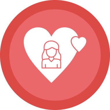 kalp vektör çizim seviyorum