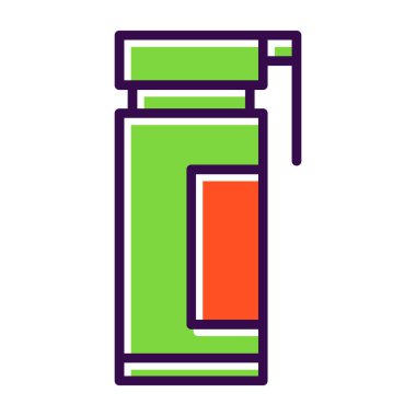 Şişe simgesinin vektör illüstrasyonu 