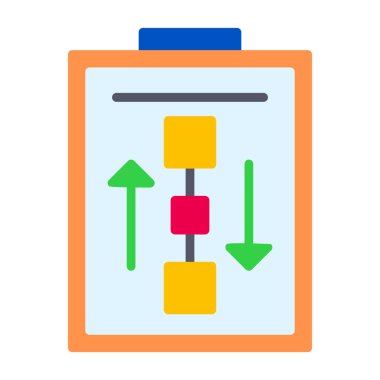 Çalışma Akımı web simgesi basit illüstrasyon 