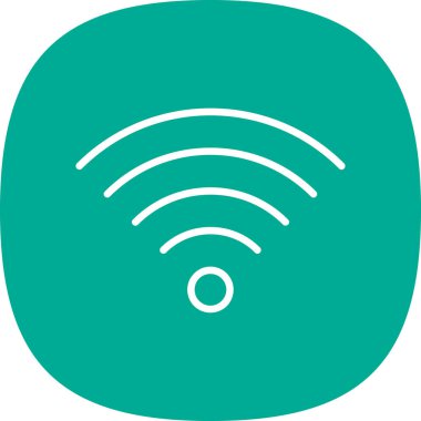 kablosuz simge, kablosuz ağ sembolü, vektör illüstrasyonu 