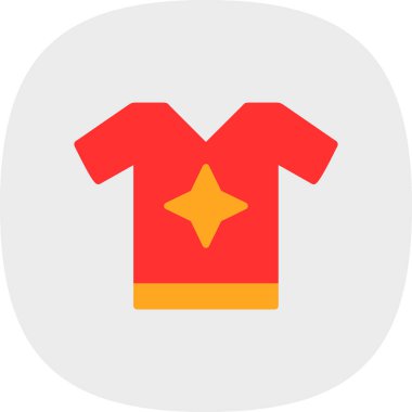 t-shirt simgesi, vektör illüstrasyonu basit tasarım