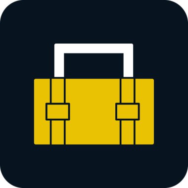  Evrak Çantası'nı web simge vektör çizim 