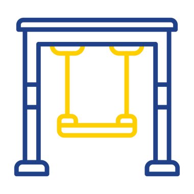 Ahşap çit simgesinin vektör çizimi