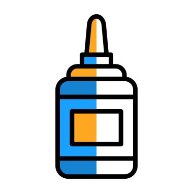 Hardal şişesinin vektör illüstrasyon simgesi 