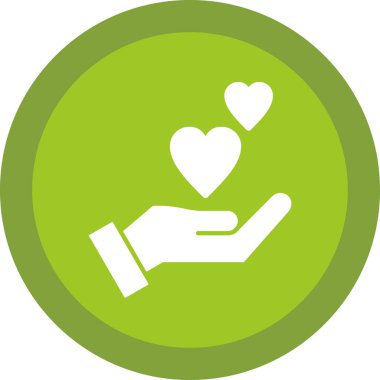 Bağış simgesi, vektör illüstrasyonu