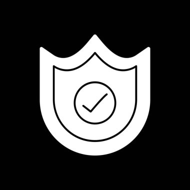 kalkan simgesi, vektör illüstrasyonu basit tasarım