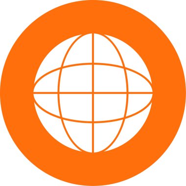 küresel ağ. Basit resimleme