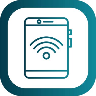 Arkaplanda akıllı telefon simgesi izole edildi. Web sitesi, uygulama, cep telefonu sembolü ve akıllı telefon logosu için son moda telefon şablonu