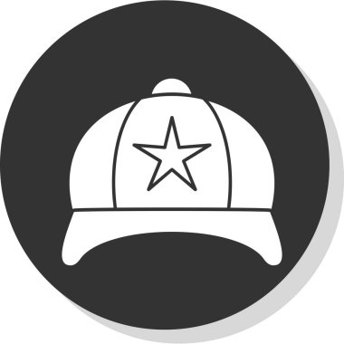 hat simgesi, vektör illüstrasyonu basit tasarım