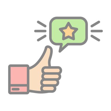 Geri bildirim, geri bildirim, geri bildirim, düz renk simgesi gibi. vektör simgesi şablonu