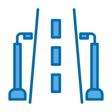 bariyer simgesi vektör illüstrasyonu