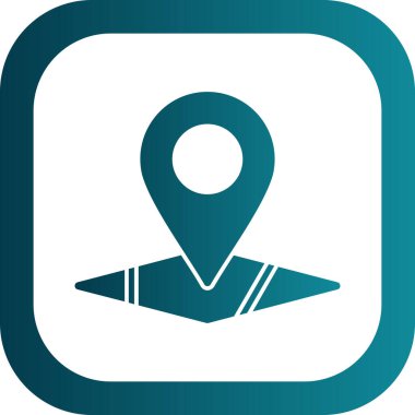 konum pin konum simgesi, vektör arkaplan 