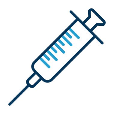 Şırınga web simgesi, vektör çizim