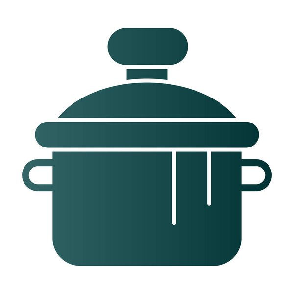 cooking pot vector icon