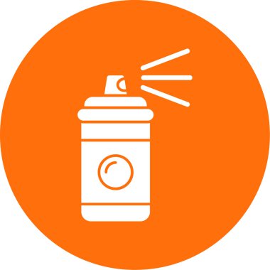 Sprey boya kutusu simgesi basit illüstrasyon