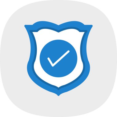 kalkan simgesi, vektör illüstrasyonu basit tasarım