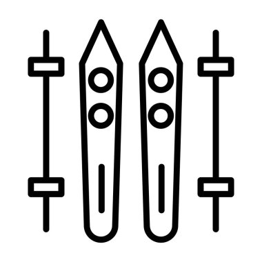 Eğitim ve okul simgesinin vektör illüstrasyonu