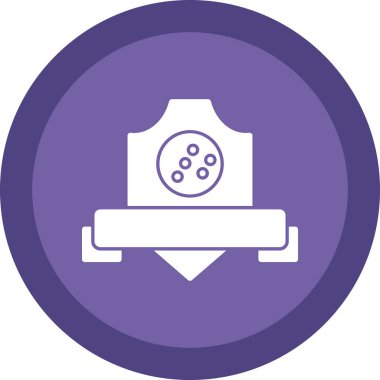 Bir b eksikliği simgesinin vektör çizimi