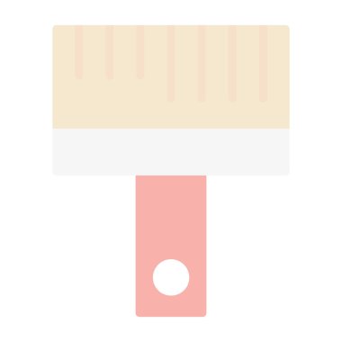 boya fırçası renk vektörü düz simgesi