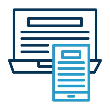 Belge. Web simgesi basit illüstrasyon