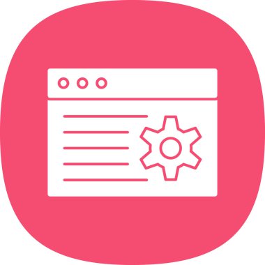 seo web optimizasyon simgesi, vektör illüstrasyon tasarımı