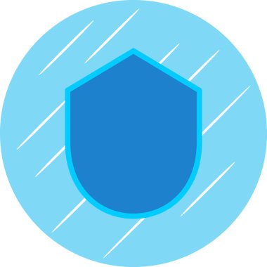 kalkan simgesi, vektör illüstrasyonu basit tasarım