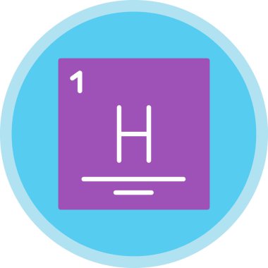 H harfi simgesi, vektör illüstrasyonu