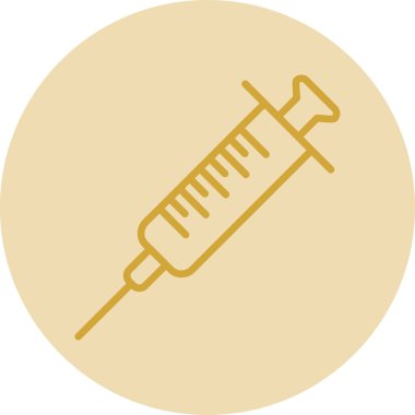 Şırınga web simgesi, vektör çizim