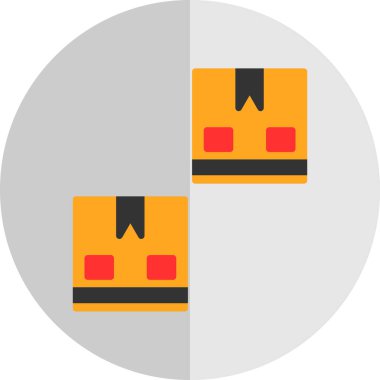 kutu simgesi, vektör illüstrasyonu basit tasarım