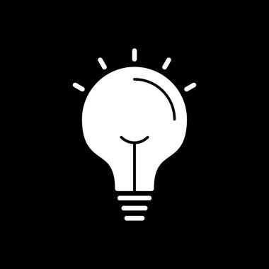 ampul simgesi vektör illüstrasyonu 