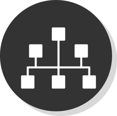 Durum haritası simgesi, vektör illüstrasyonu basit tasarım