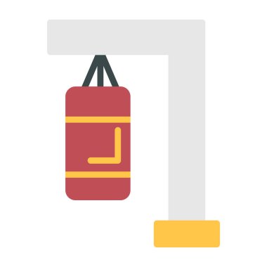 Seyahat çanta düz vektör simgesi