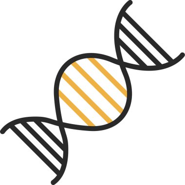 dna. Web simgesi basit illüstrasyon 