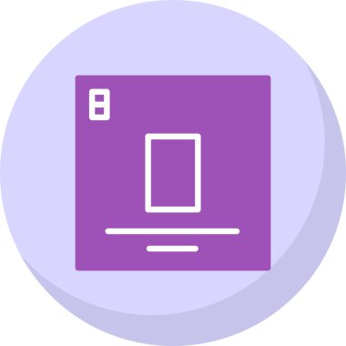 Bilgisayar. Web simgesi basit illüstrasyon