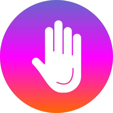 El simgesinin vektör illüstrasyonu 