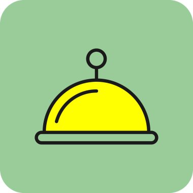 Benzersiz alarm çan vektör çizgisi simgesi