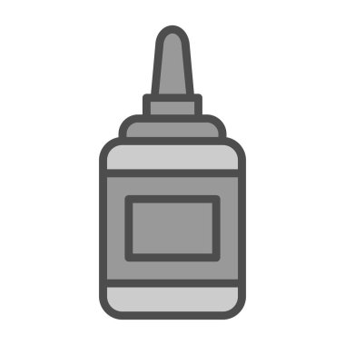 Hardal şişesinin vektör illüstrasyon simgesi 