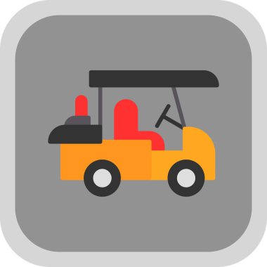 Bir kamyon simgesinin vektör çizimi