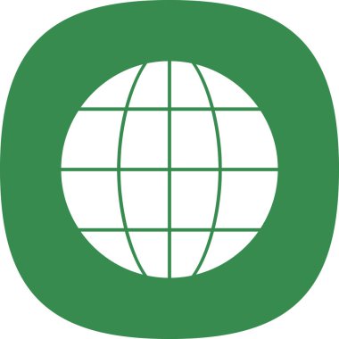 dünya simgesi, vektör illüstrasyonu