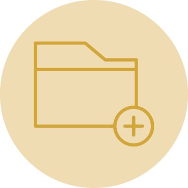 klasör web simgesi, vektör çizim