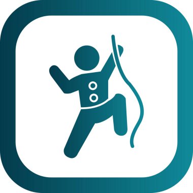 Web simgesi vektör illüstrasyonuna tırmanılıyor