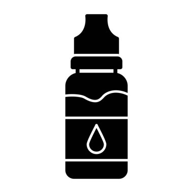 beyaz arkaplanda izole edilmiş sıvı sabun ikonu vektörü, mobil uygulama tasarımı logosu kavramı